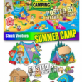 Summer camp – Stock Vectors