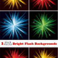 Bright Flash Backgrounds Vector
