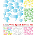 Vectors – Vivid Speech Bubbles Mix