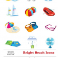 Vectors – Bright Beach Icons