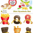 Vectors – Diet Symbols Set