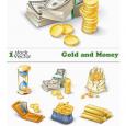 Vectores Gold and Money Oro y Dinero