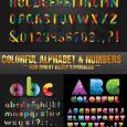 Vectores Colorful Alphabet Abecedario Colorido