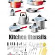 Vectores Kitchen Utensils Utensilios de Cocina