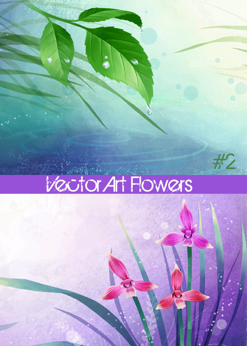 Vector Art Flowers Wallpapers - Fondos de Flores