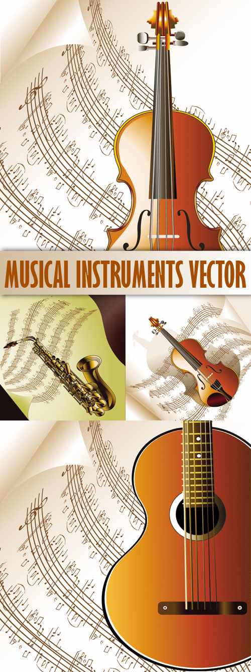 Musical Instruments Vector - Instrumentos Musicales