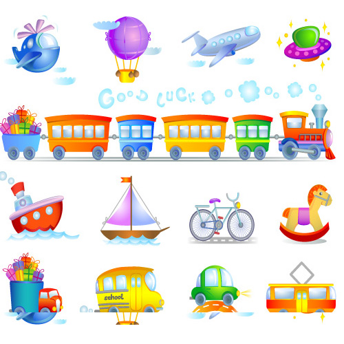 Vector - Child icons - Iconos de niños