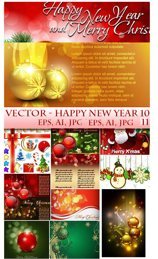 Vector Happy New Year 