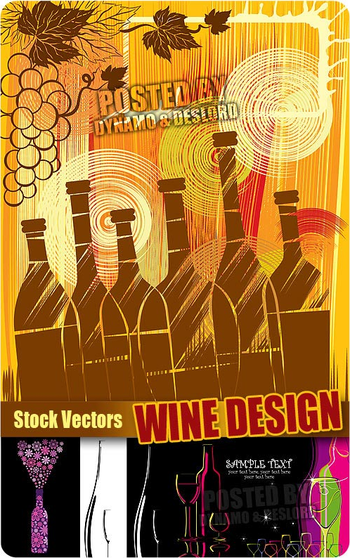 Wine design - Stock Vectors