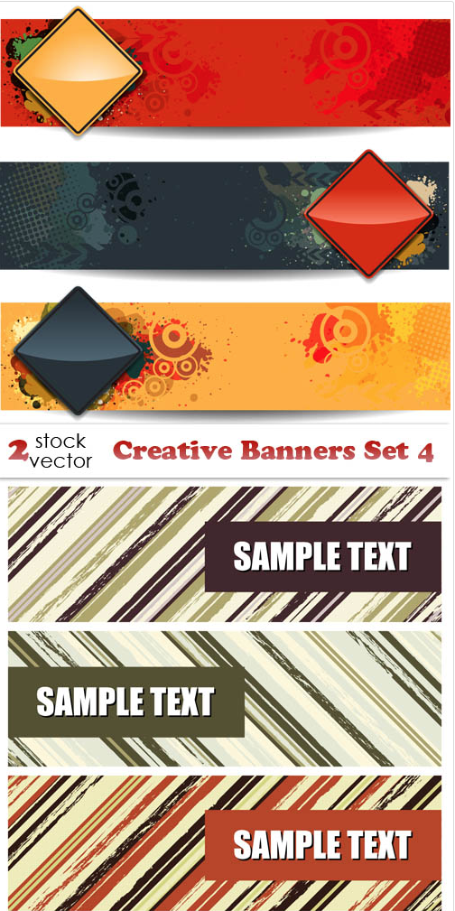 Vectors - Creative Banners Set 4