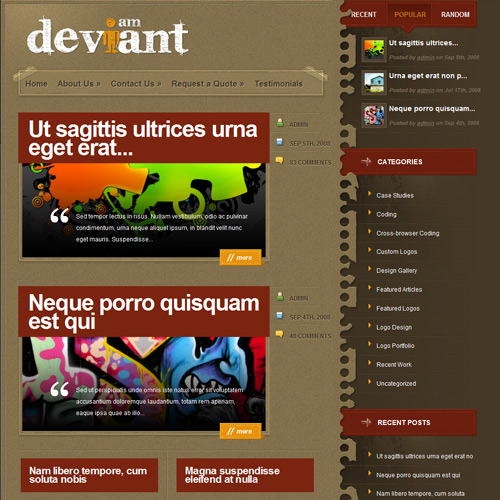Deviant – ElegantThemes Premium WordPress Theme