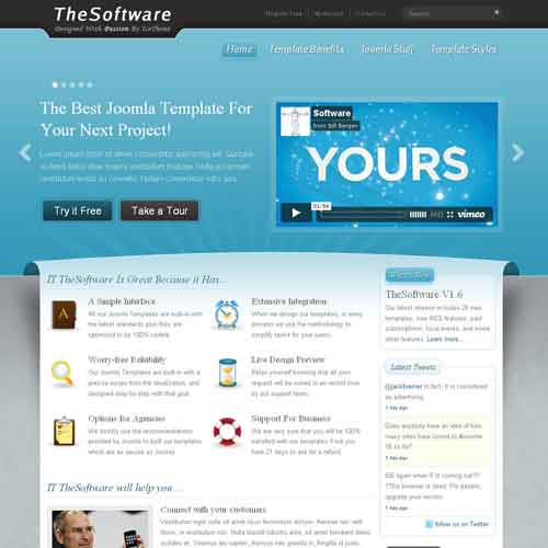 IT TheSoftware Joomla Template