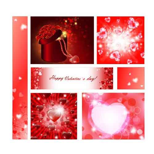 Vectores Valentines Day Dia de San Valentin