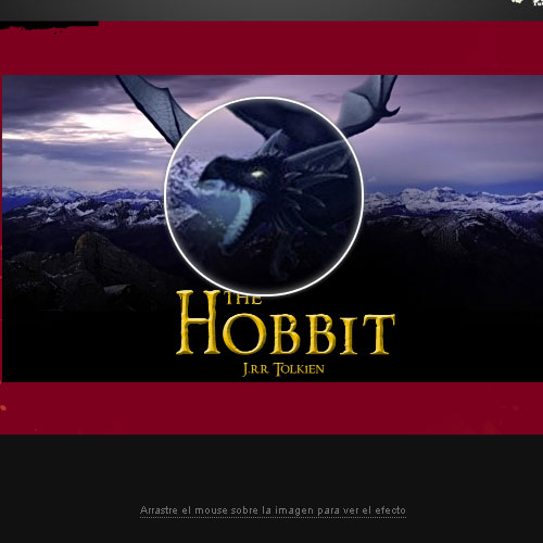 The Hobbit Movie – Efecto Lupa CSS