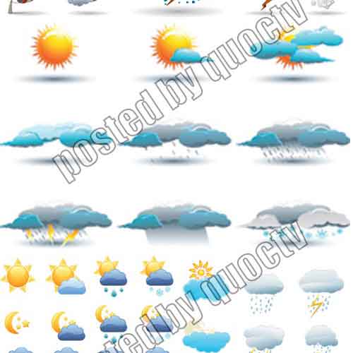 Vectores Weather Icons Iconos del Clima