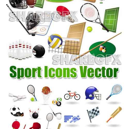 Vectores Sport Icons Iconos de Deportes