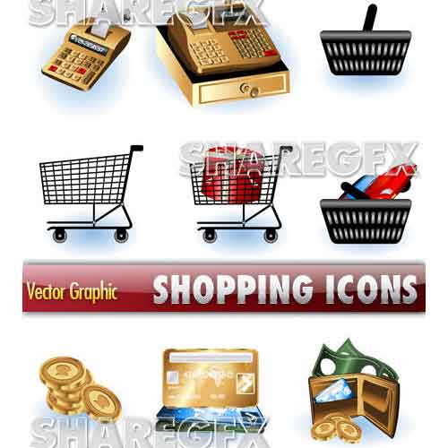 Vectores Shopping Icons Iconos de Compras