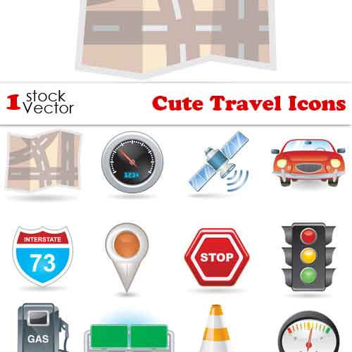Vectores Travel Icons Iconos de Viaje
