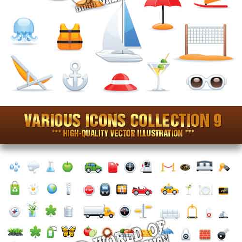 Vectores Various Icons Iconos Variados