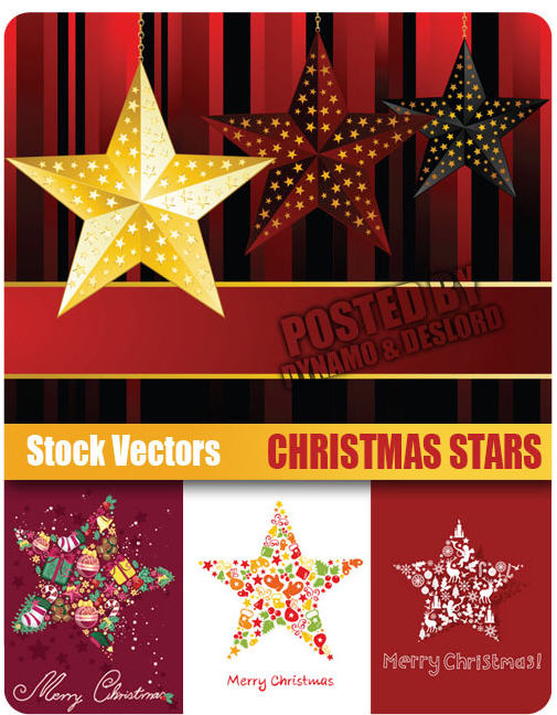 Christmas Stars – Stock Vectors