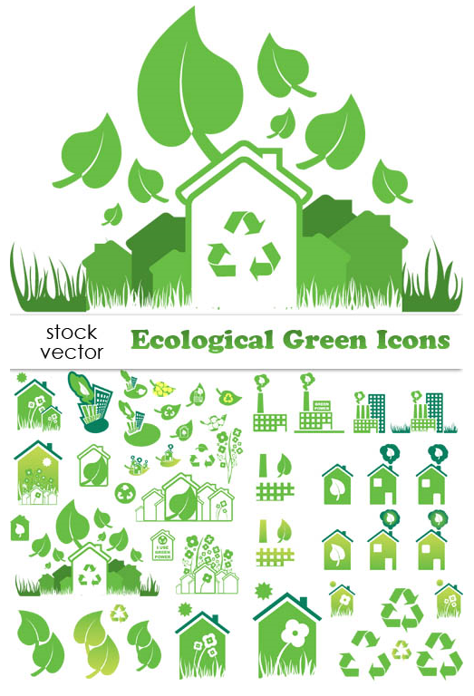 Vectors – Ecological Green Icons