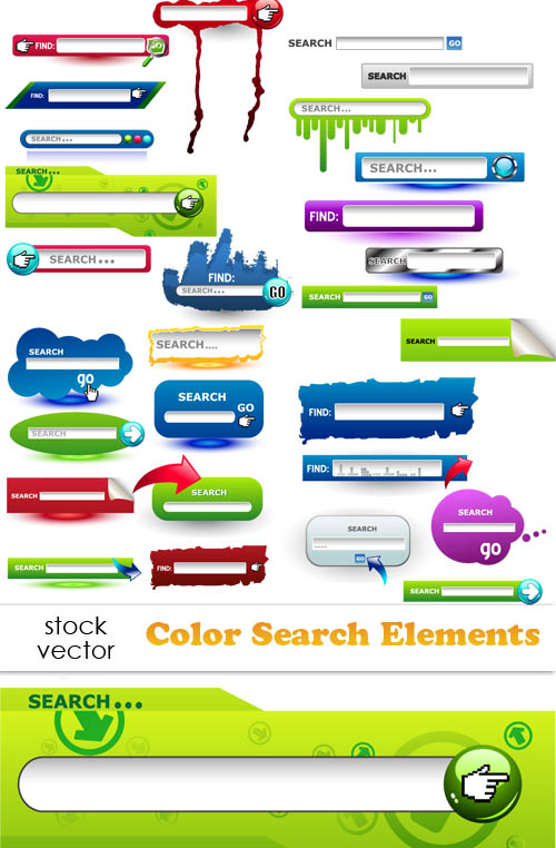 Vectors – Color Search Elements