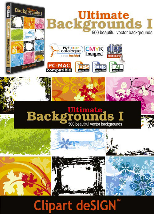 ClipArt Design – Ultimate Backgrounds 1