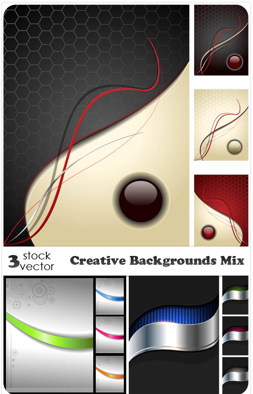Vectors – Creative Backgrounds Mix