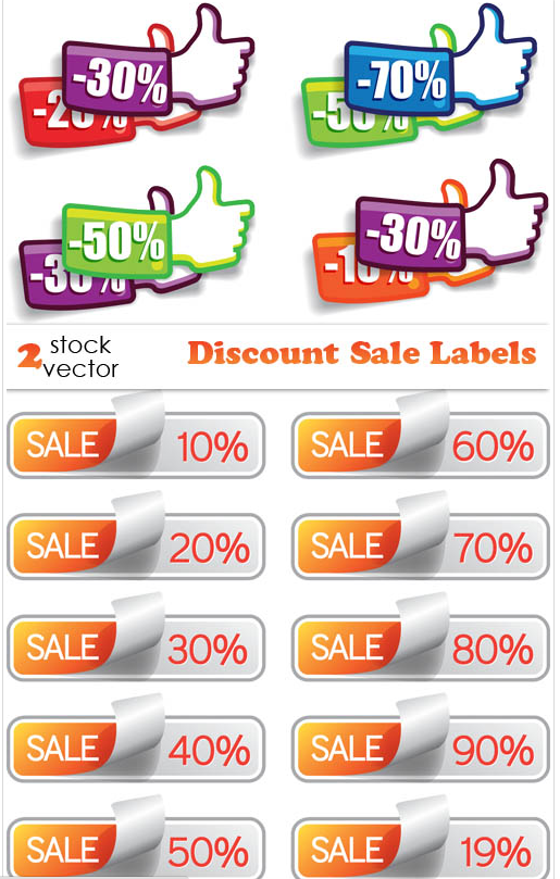 Vectors – Discount Sale Labels