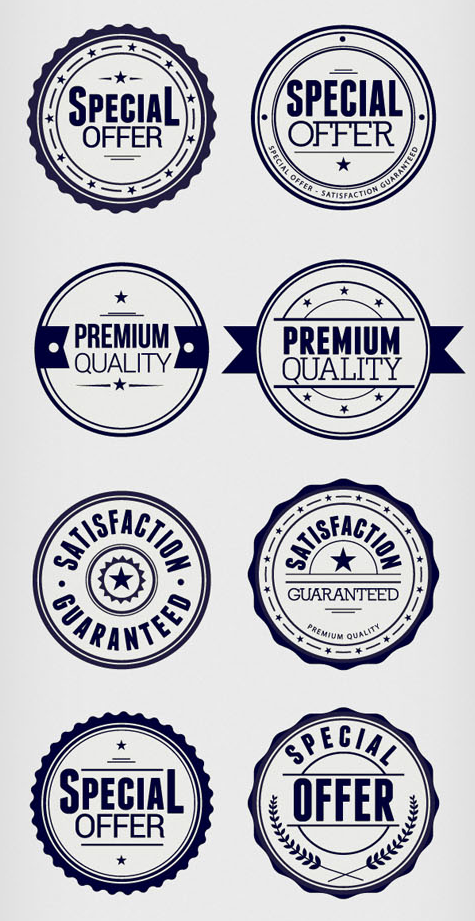 Designtnt – Clean and Modern Vector Badges