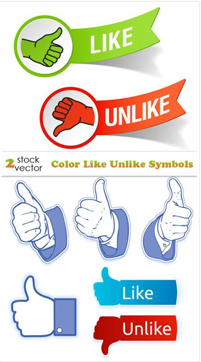 Vectors – Color Like Unlike Symbols