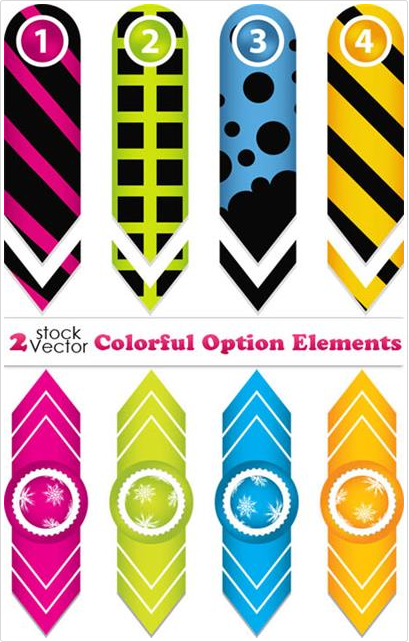 Vectors – Colorful Option Elements