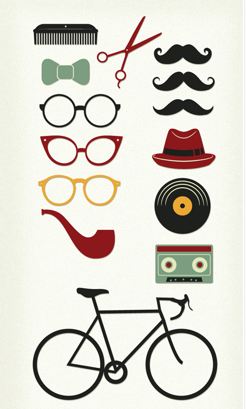 Hipster Vector 001