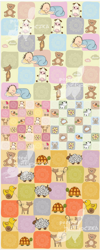 Cartoon seamless pattern with toys