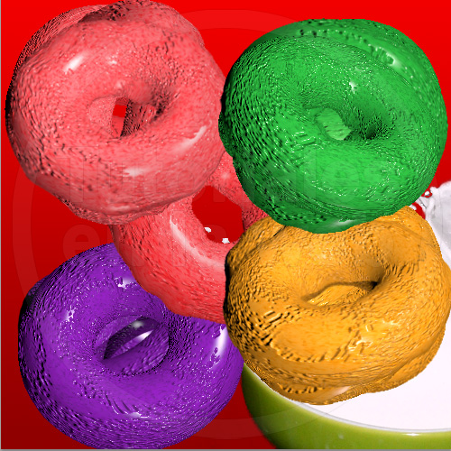 Cereal 3D Photoshop CS 5