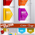 Stock Vector – Color Tags