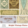 Vectors – Bright Vintage Plates