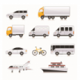 Cars and Transport – Vector Collection