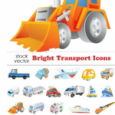 Vectors – Bright Transport Icons