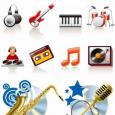 Vectores Musical Icons Iconos de Música