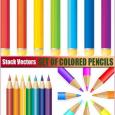 Vectores Colored Pencils Lapices de Colores
