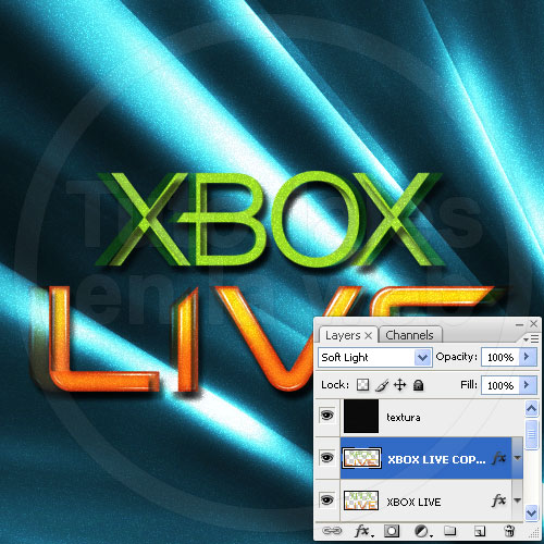 X Box Live creativo con Photoshop