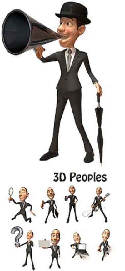 Vectores 3d Peoples Personas 3D