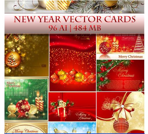 New Year Vector Cards